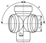 ���������� 2-� �����. DN 100/100/100 87�, ���. 37340